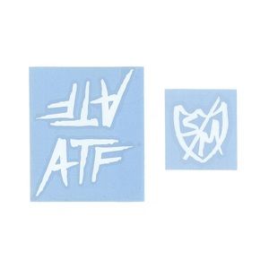 COPY - ATF FRAME STICKER PACK - WHITE VINYL